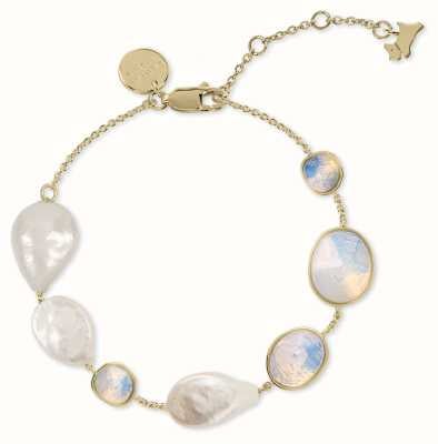 Radley Jewellery Gold Plated Opal Stone And Pearl Bracelet RYJ3306S