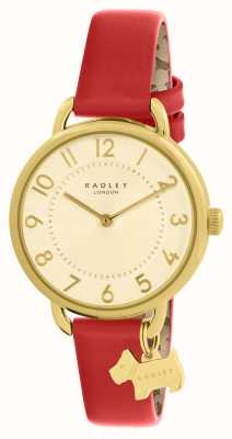 Radley Southwark Park (32mm) Champagne Dial / Red Leather Strap RY21662