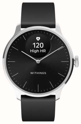 Withings ScanWatch Light - Hybrid Smartwatch (37mm) Black Dial / Black Premium Sport Band HWA11-MODEL 5-ALL-INT