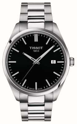 Tissot Men's PR 100 (40mm) Black Dial / Stainless Steel Bracelet T1504101105100