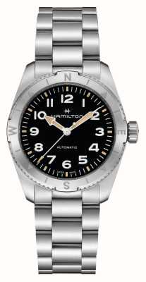 Hamilton Khaki Field Expedition Automatic (37mm) Black Dial / Stainless Steel Bracelet H70225130