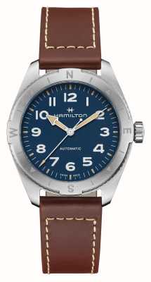 Hamilton Khaki Field Expedition Automatic (41mm) Blue Dial / Brown Leather Strap H70315540