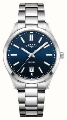 Rotary Oxford Contemporary Quartz (40mm) Blue Dial / Stainless Steel GB05520/05