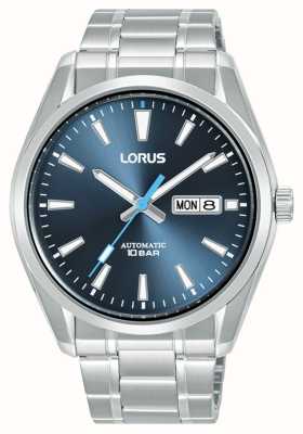 Lorus Classic Automatic Day/Date 100m (42.5mm) Blue Sunray Dial / Stainless Steel RL453BX9