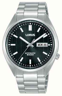 Lorus Sports Automatic Day/Date 100m (41mm) Black Sunray Dial / Stainless Steel RL491AX9