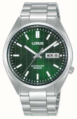 Lorus Sports Automatic Day/Date 100m (41mm) Green Sunray Dial / Stainless Steel RL495AX9