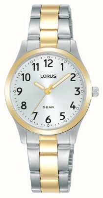 Lorus Classic Quartz (28mm) White Sunray Dial / Two-Tone Stainless Steel RRX12JX9