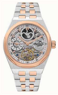 Ingersoll The Broadway Automatic (43mm) Skeleton Dial / Two-Tone Stainless Steel Bracelet I12906