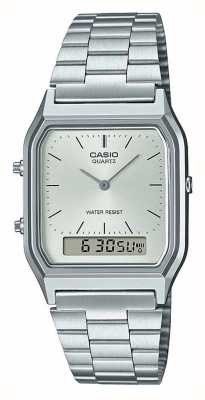 Casio Vintage Dual-Display (30mm) Silver Dial / Stainless Steel AQ-230A-7AMQYES