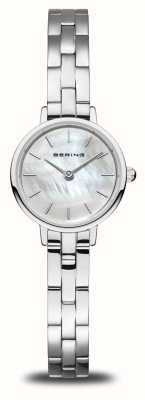 Bering Women's Classic (22mm) Mother-of-Pearl Dial / Stainless Steel Bracelet 11022-704