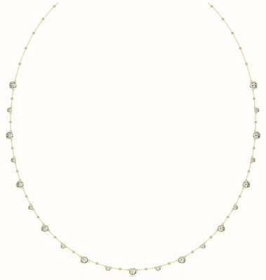 Swarovski Imber Necklace Round-Cut White Crystals Gold-Tone Plated 5680091