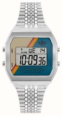 Adidas DIGITAL TWO (36mm) Multi-Coloured Digital Dial / Stainless Steel AOST23556