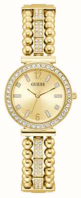 Guess Women's Gala (30mm) Gold Dial / Gold-Tone Stainless Steel Bracelet GW0401L2