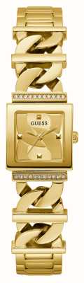 Guess Women's Runaway (20.8mm) Gold Dial / Gold-Tone Stainless Steel Bracelet GW0603L2