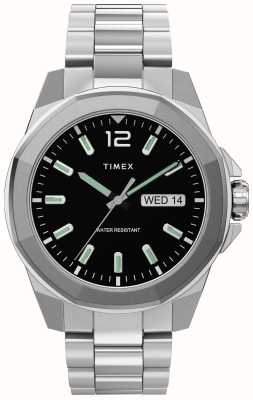 Timex Essex Avenue (44mm) Black Dial / Stainless Steel Bracelet TW2U14700