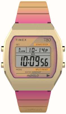 Timex 80 (36mm) Digital Dial / Pink Resin Strap TW2V74400