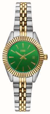 STORM Roxin Lazer Green Petite (28mm) Lazer Green Dial / Two-Tone Stainless Steel 47530/LG