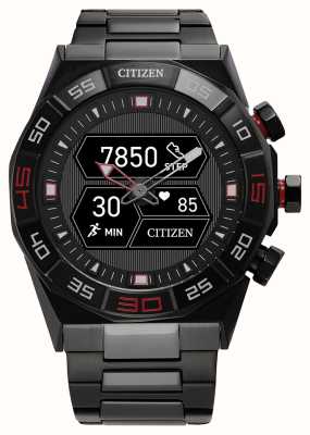Citizen Men's CZ Smart Hybrid GEN-2 (44mm) Hybrid Dial / Black Stainless Steel Bracelet JX2005-55E