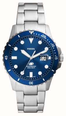 Fossil Men's Blue (42mm) Blue Dial / Stainless Steel Bracelet FS6029