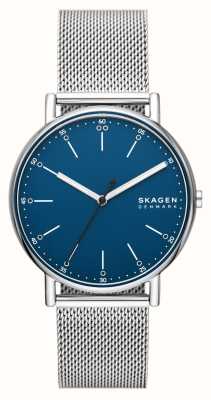 Skagen Men's Signatur (40mm) Blue Dial / Steel Mesh Bracelet SKW6904