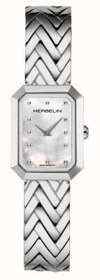 Herbelin Women's Octogône (20.4mm) Mother-of-Pearl Dial / Stainless Steel Bracelet 17446B19