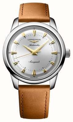 LONGINES Conquest Heritage Automatic (40mm) Silver Dial / Brown Leather Strap L16504722