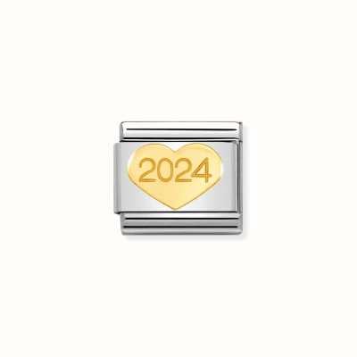 Nomination Composable Classic SYMBOLS Steel And 18k Gold Heart 2024 030149/57