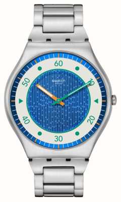 Swatch SPLASH DANCE (42mm) Blue Dial / Stainless Steel Bracelet SS07S143G