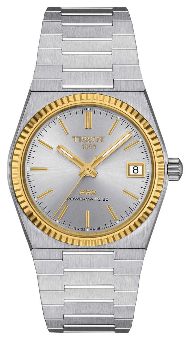 Tissot T9312074103101 Women's PRX Powermatic 80 18ct Gold Watch