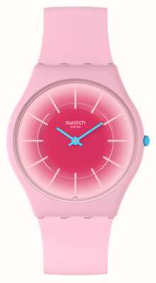 Swatch RADIANTLY PINK (34mm) Pink Dial / Pink Silicone Strap SS08P110