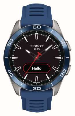 Tissot T-Touch Connect Sport Solar Titanium (43.75mm) Black Dial / Blue Silicone Strap T1534204705101