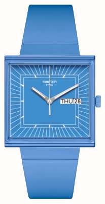 Swatch WHAT IF...SKY? (41.8mm) Blue Dial / Blue Bio-Sourced Strap SO34S700