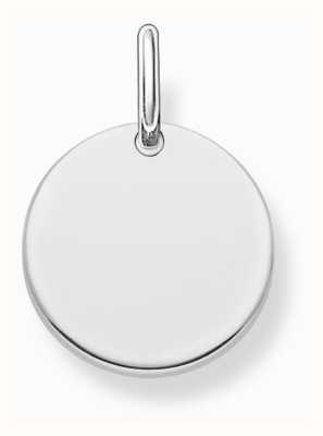 Thomas Sabo Small Disc Pendant Sterling Silver - Pendant Only LBPE0001-001-12