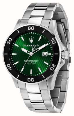 Maserati Men's Competizione (43mm) Green Dial / Stainless Steel Bracelet R8853100038