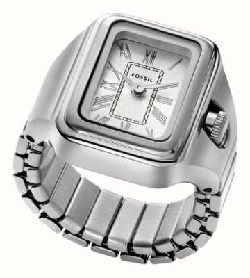 Fossil Women's Raquel Ring Watch - Silver Dial / Stainless Steel Band ES5344