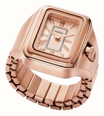 Fossil Women's Raquel Ring Watch - Rose Gold Dial / Rose Gold-Tone Stainless Steel Band ES5345