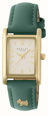 Radley Women's Hanley Close (31mm) Cream Dial / Green Leather Strap RY21722