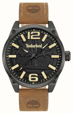 Timberland Ripley-Z Quartz (46mm) Black Dial / Brown Leather Strap TDWGA9000703