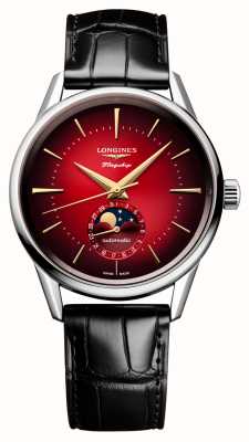 LONGINES Flagship Heritage Year Of The Dragon Automatic (38.5mm) Red Fumé Dial / Black Leather Strap L48154092