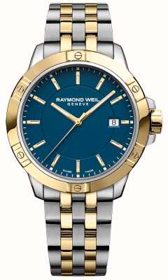 Raymond Weil Tango Classic Quartz (41mm) Blue Dial / Two-Tone Stainless Steel Bracelet 8160-STP-50041