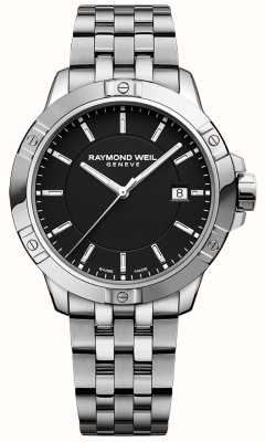 Raymond Weil Tango Classic Quartz (41mm) Black Dial / Stainless Steel Bracelet 8160-ST-20041