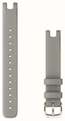 Garmin Lily Bands (14 mm) Braloba Grey Leather Cream Gold Hardware 010-13068-A7