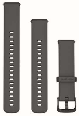 Garmin Quick Release Bands (18mm) Pebble Grey Silicone Slate Hardware 010-13256-00