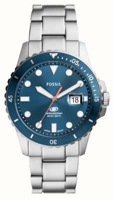 Fossil Men's Blue (42mm) Blue Dial / Stainless Steel Bracelet FS6050