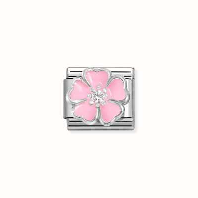 Nomination Composable CLASSIC Symbols Pink Flower Charm 330321/14