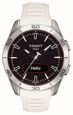 Tissot T-Touch Connect Sport (43.75mm) Black Hybrid Dial / White Silicone Strap T1534204705103