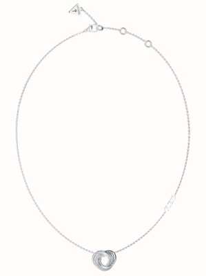 Guess PERFECT Mini Links 16-18" Stainless Steel Necklace UBN04062RH