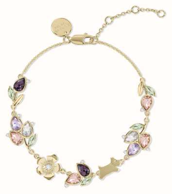 Radley Jewellery Tulip Street 18ct Gold Plated Floral Stone Set Bracelet RYJ3376S
