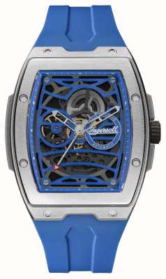 Ingersoll THE CHALLENGER Automatic (42mm) Blue Dial / Blue Rubber Strap I12308