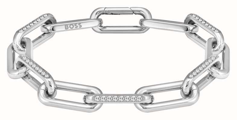 BOSS Jewellery Women's Halia Stainless Steel Link Chain Bracelet 1580599